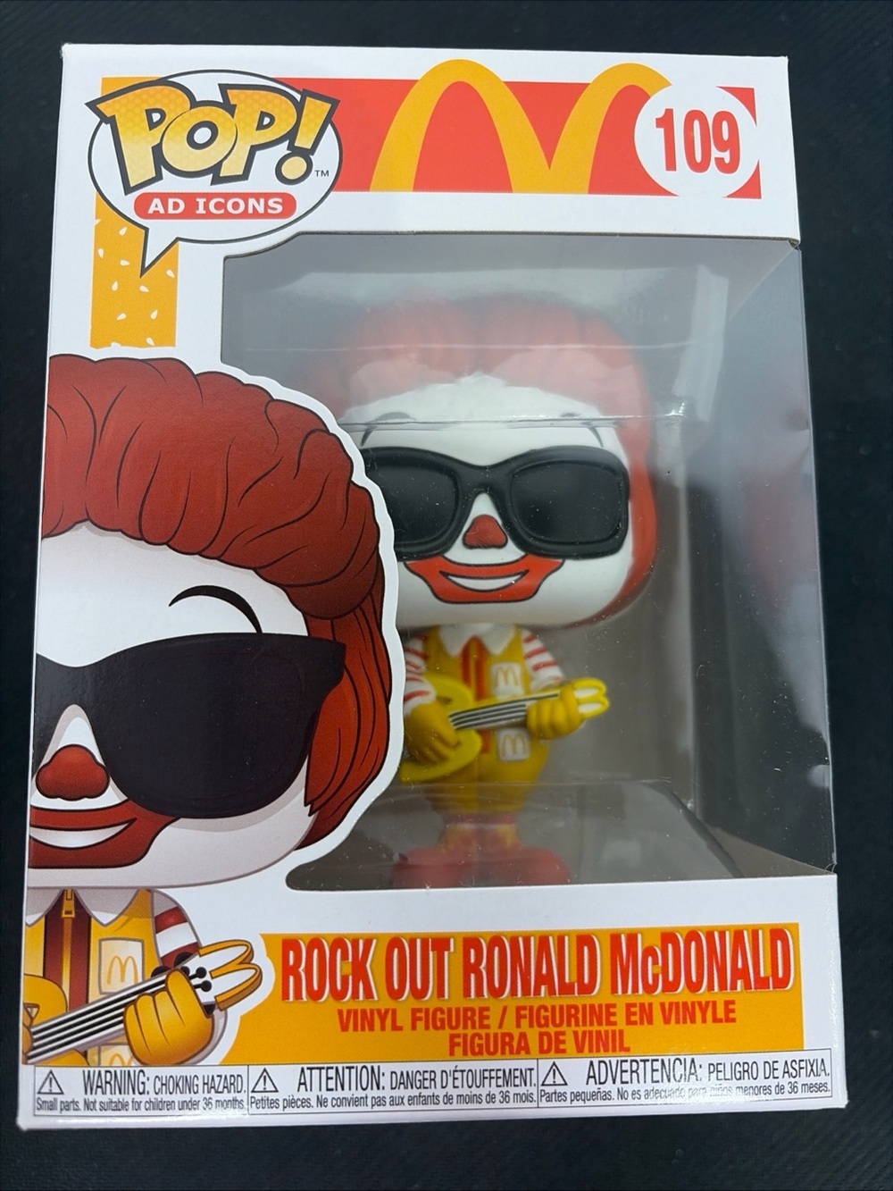 Funko POP! #109 Rock out Ronald McDonald (McDonald's Vinyl Figure)